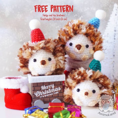 free pattern hedgy and his brothers