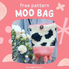 free pattern moo bag