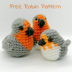 free robin crochet pattern