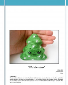 green christmas tree crochet pattern