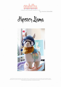hipster llama crochet pattern