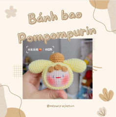 Hướng dẫn móc bánh bao pompompurin