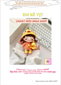 hướng dẫn móc búp bê em bé vịt