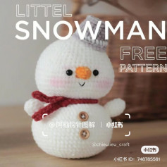 Hướng dẫn móc little snowman (người tuyết)