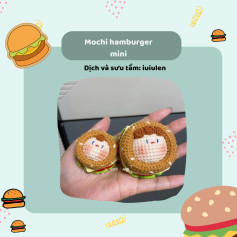 Hướng dẫn móc mochi hamburger mini