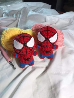 Hướng dẫn móc spider man