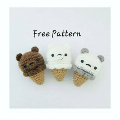 ice bear and grizzly bear crochet pattern