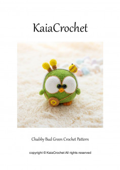 Kaia Crochet Chubby Bud Green Crochet Pattern