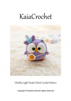 Kaia Crochet Chubby Light Purple Chick Crochet