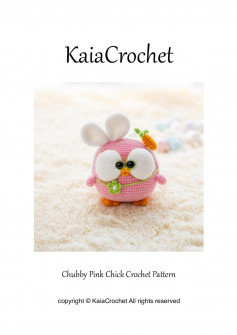 Kaia Crochet Chubby Pink Chick Crochet Pattern
