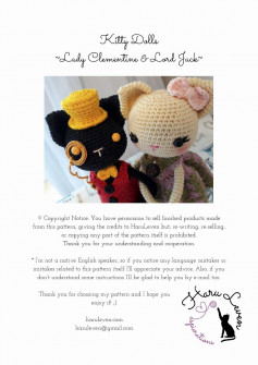 Kitty Dolls ~Lady Clementine & Lord Jack