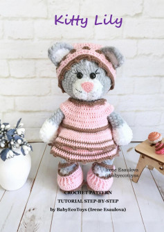 Kitty Lily CROCHET PATTERN TUTORIAL STEP-BY-STEP