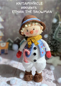 KNITAMIRACLE PRESENTS ETHAN THE SNOWMAN