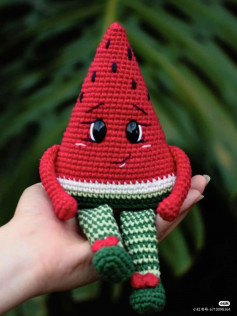 long-legged watermelon crochet pattern
