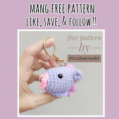 mang keychain free pattern