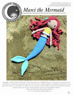 Marci the Mermaid crochet Patterns