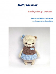 Molly the bear Crochet pattern