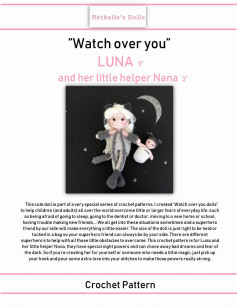 Nathalie’s Dolls ”Watch over you” LUNA 9” and her little helper Nana 3”