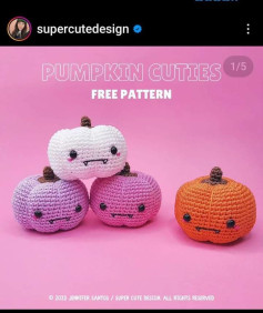 pumpkin cuties free pattern