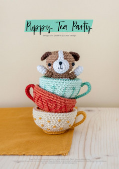 Puppy Tea Party amigurumi pattern