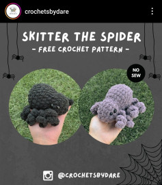 skitter the spider free crochet pattern
