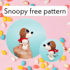 snoopy free pattern