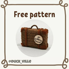 Suitcase crochet pattern
