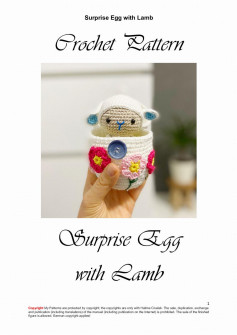 Surprise Egg with Lamb Crochet Pattern