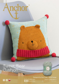 Sweet Bear Cushion crochet pattern