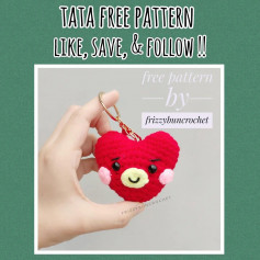 tata keychain free pattern