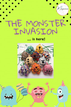 THE MONSTER INVASION crochet pattern