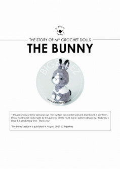 THE STORY OF MY CROCHET DOLLS THE BUNNY