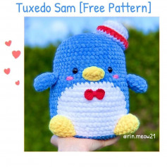 tuxedo sam free crochet pattern