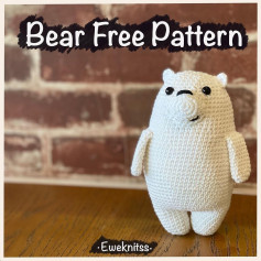 white bear free pattern
