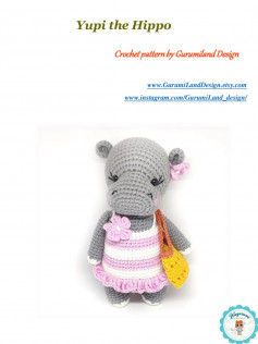 Yupi the Hippo Crochet pattern