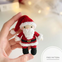 adorable mini Santa 🎅🥰🎄
