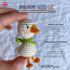 AMIGURUMI GOOSE 🤍 Or goose goose 🤍