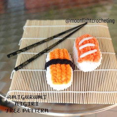 amigurumi nigiri free pattern sushi