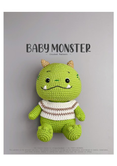 baby monster - Crochet Pattern