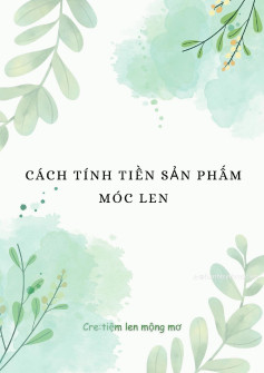 Cách tính tiền sản phẩm móc len