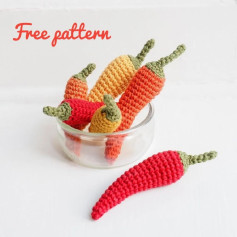 chilli 🌶️Free crochet pattern