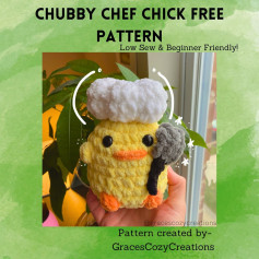 chubby chef chick free pattern