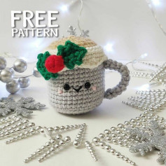 Coffee cup crochet pattern