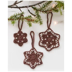 Crochet gingerbread star 🌟🤎💚 🌟🤎💚🌟🤎💚🌟🤎💚🌟🤎💚🌟🤎💚