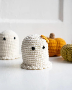 cute ghosts crochet pattern