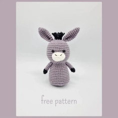 donkey Free crochet pattern