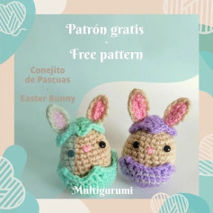 Easter egg bunny crochet pattern