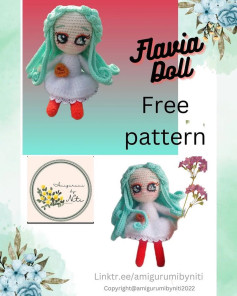 flavia doll crochet pattern