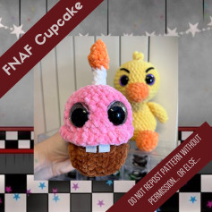 fnaf cupcake crochet pattern