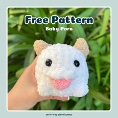 FREE baby poro pattern! 💕